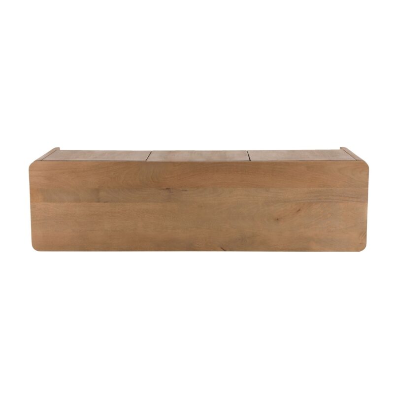 Tv meubel Dallas Naturel Mangohout 165 cm