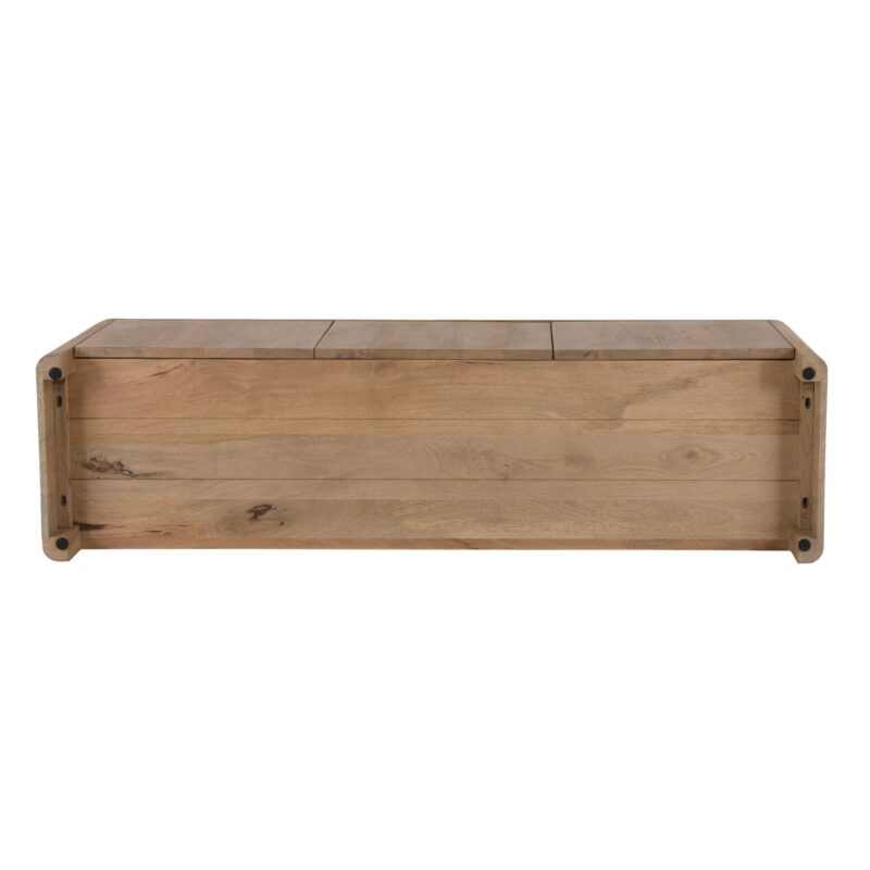 Tv meubel Dallas Naturel Mangohout 165 cm