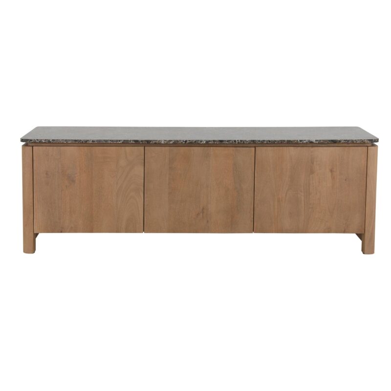 Tv meubel Dallas Naturel Mangohout 165 cm