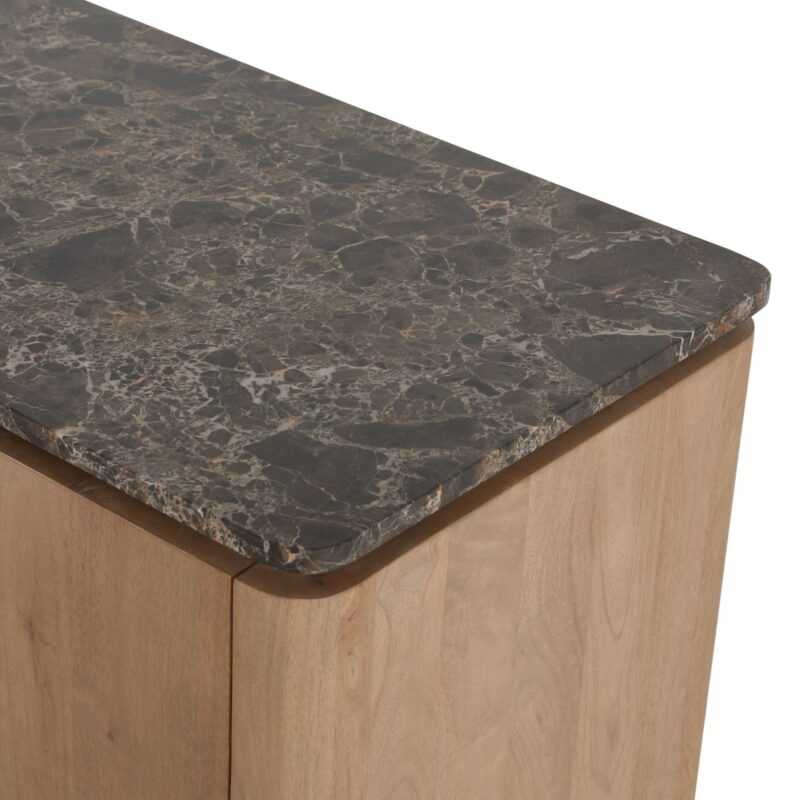 Tv meubel Dallas Naturel Mangohout 165 cm