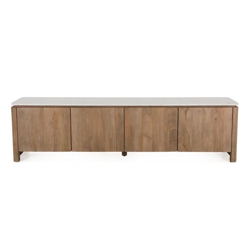 Tv meubel Dallas Naturel Mangohout 210 cm