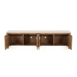 Tv meubel Dallas Naturel Mangohout 210 cm