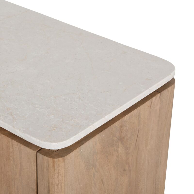 Tv meubel Dallas Naturel Mangohout 210 cm