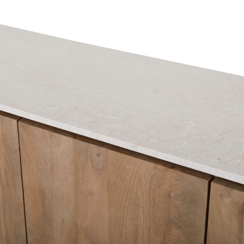 Tv meubel Dallas Naturel Mangohout 210 cm