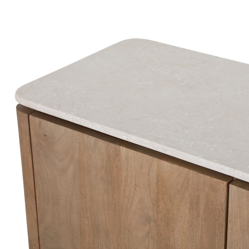 Tv meubel Dallas Naturel Mangohout 210 cm