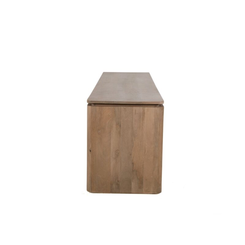 Tv meubel Dallas Naturel Mangohout 210 cm