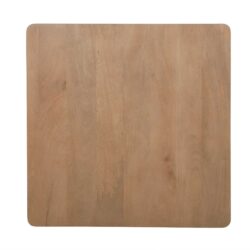 Vierkante Salontafel Dallas Naturel Mangohout 80 cm
