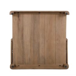 Vierkante Salontafel Dallas Naturel Mangohout 80 cm