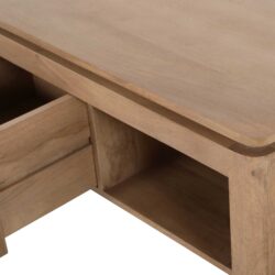 Vierkante Salontafel Dallas Naturel Mangohout 80 cm