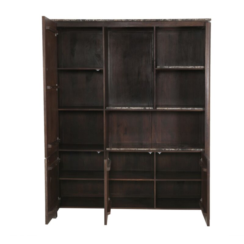 Bovenblad Vakkenkast XL Dallas Bruin Marmer