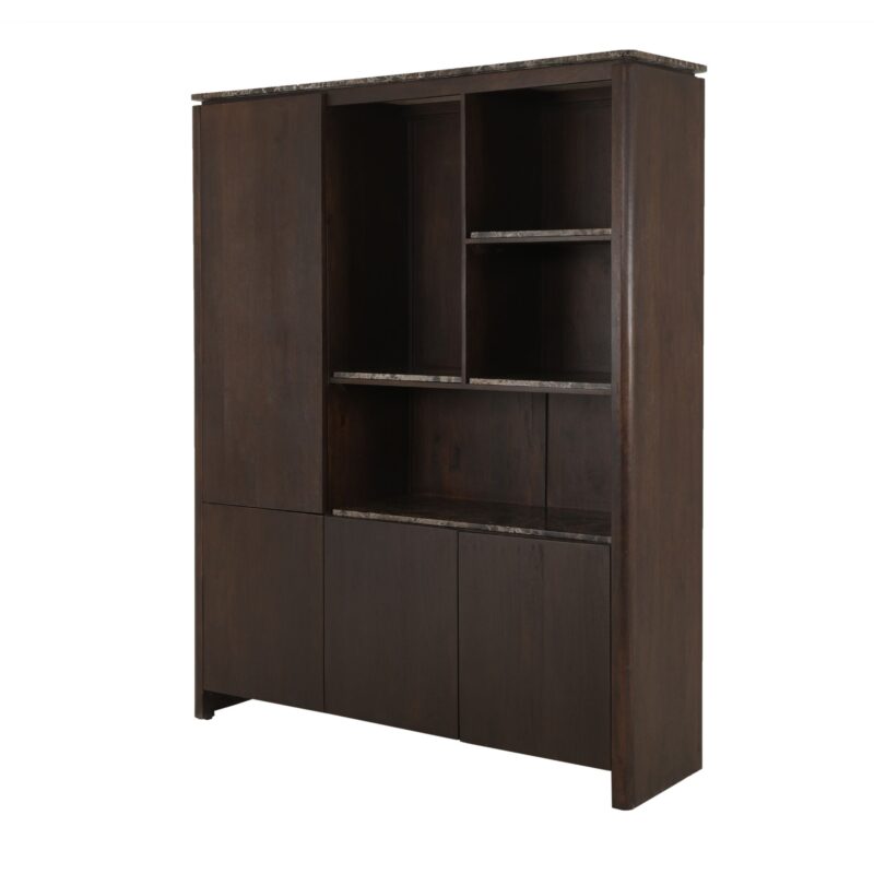 Bovenblad Vakkenkast XL Dallas Bruin Marmer