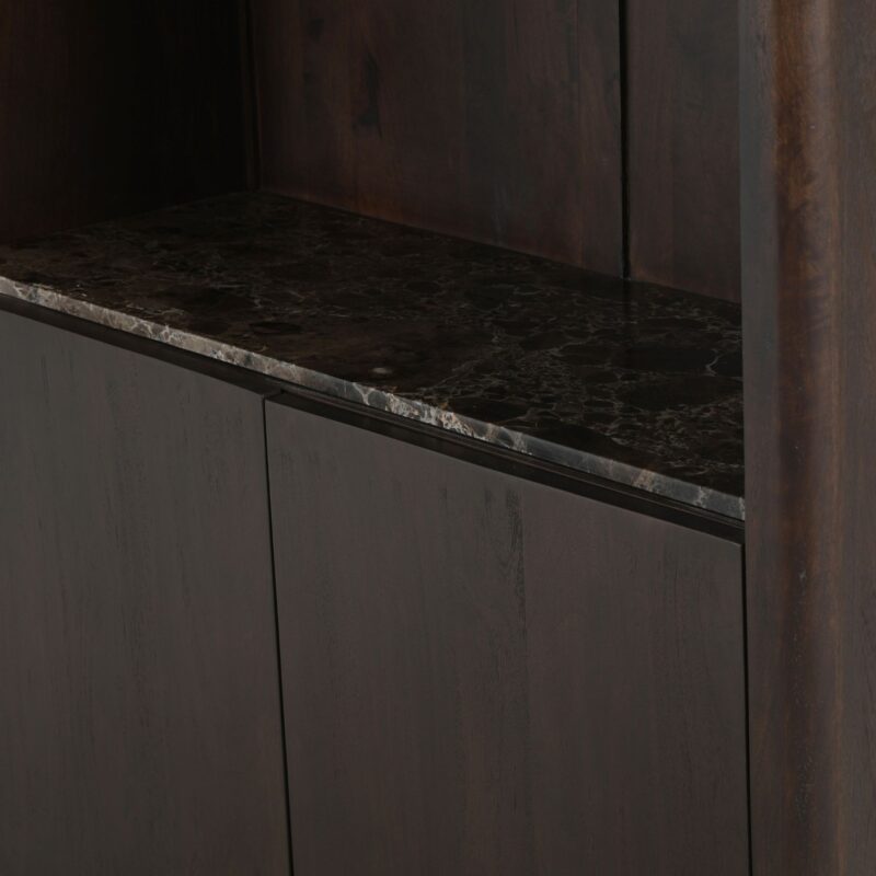 Bovenblad Vakkenkast XL Dallas Bruin Marmer