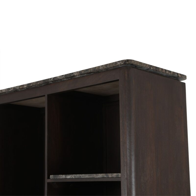 Bovenblad Vakkenkast XL Dallas Bruin Marmer