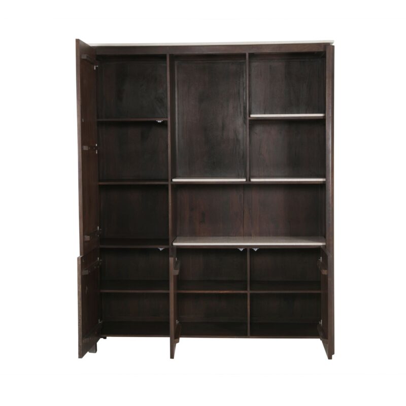 Bovenblad Vakkenkast XL Dallas Bruin Marmer