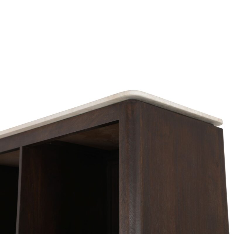 Bovenblad Vakkenkast XL Dallas Bruin Marmer