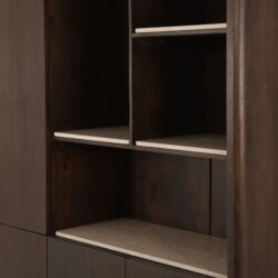 Stijlvolle beige marmer inlegplanken set van 4 Dallas woonserie sfeerbeeld