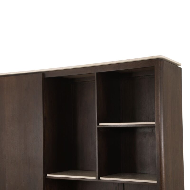 Bovenblad Vakkenkast XL Dallas Bruin Marmer