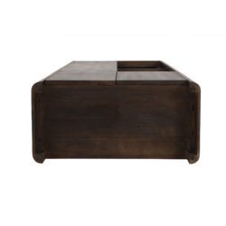 Vakkenkast Dallas Bruin Mangohout 90 cm