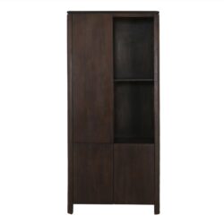 Vakkenkast Dallas Bruin Mangohout 90 cm