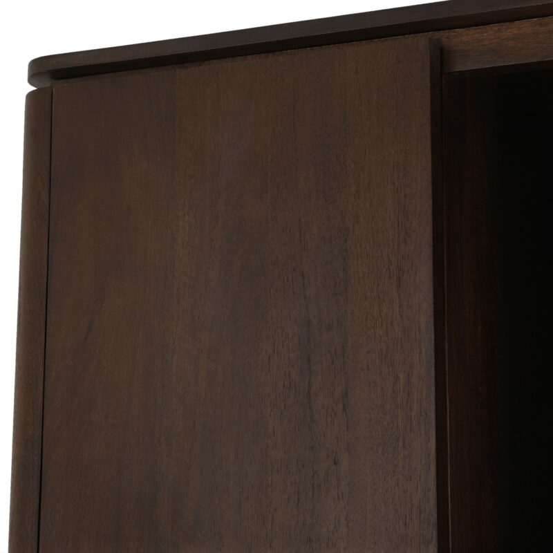 Vakkenkast Dallas Bruin Mangohout 90 cm