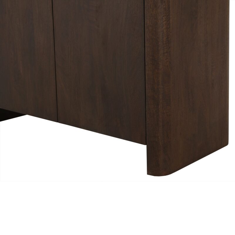 Vakkenkast Dallas Bruin Mangohout 90 cm