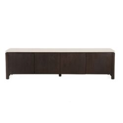 Tv meubel Dallas Bruin Mangohout 210 cm