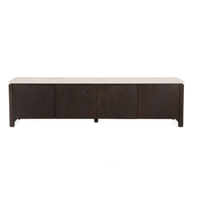 Tv meubel Dallas Bruin Mangohout 210 cm