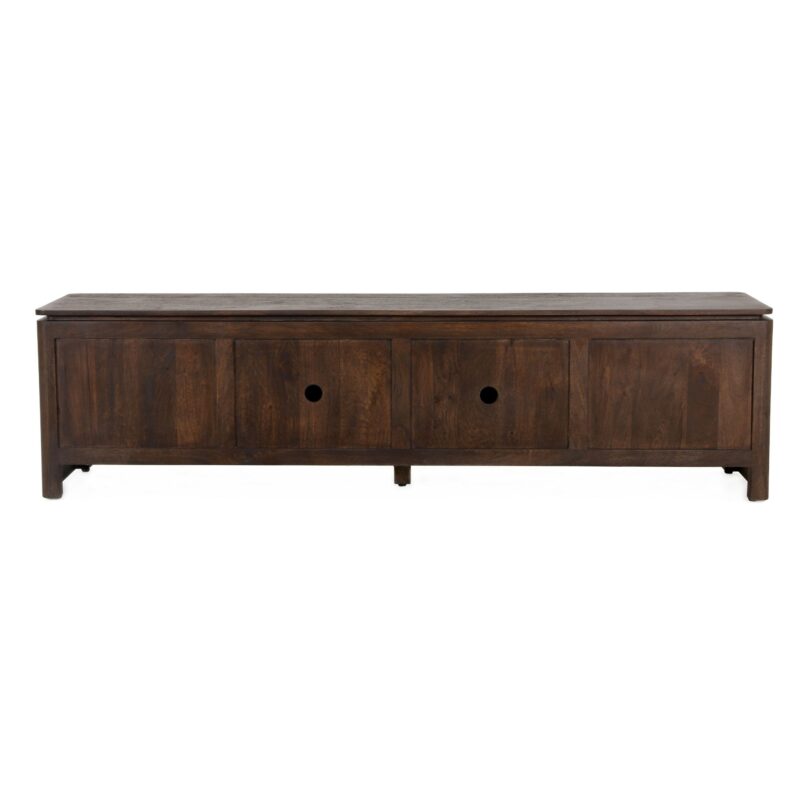 Tv meubel Dallas Bruin Mangohout 210 cm