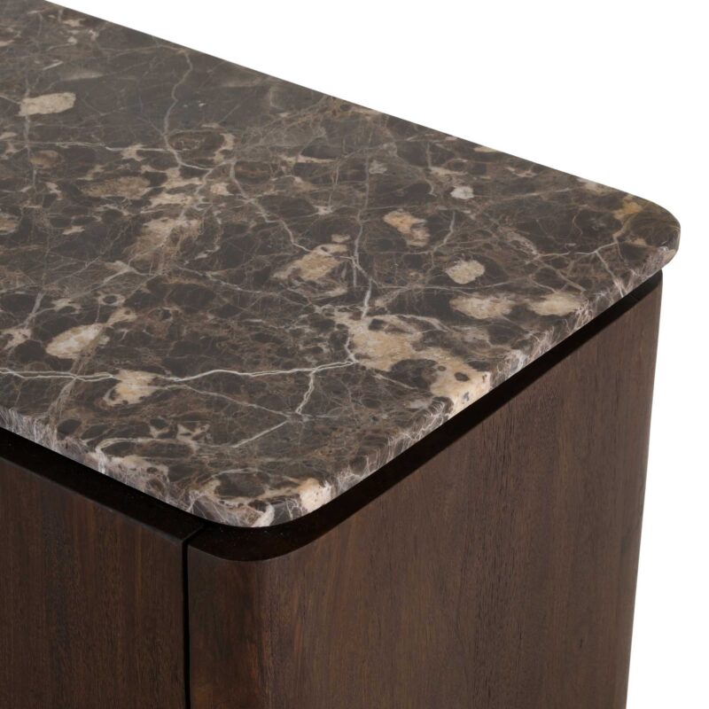 Tv meubel Dallas Bruin Mangohout 210 cm