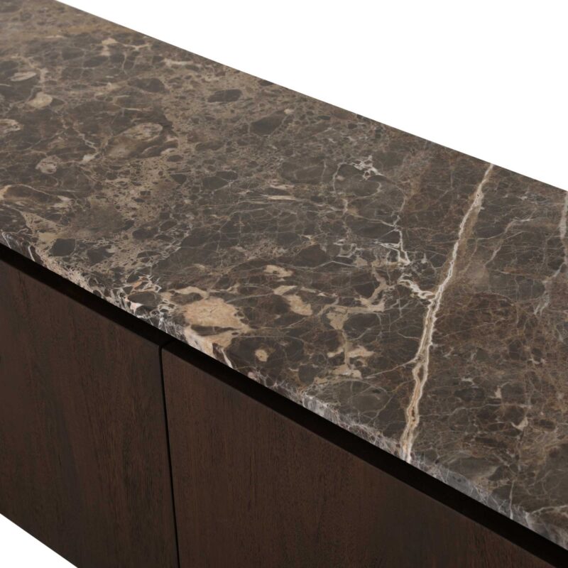 Tv meubel Dallas Bruin Mangohout 210 cm