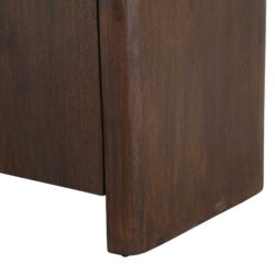 Bovenblad bruin marmer Dallas woonserie gecombineerd met naturel hout