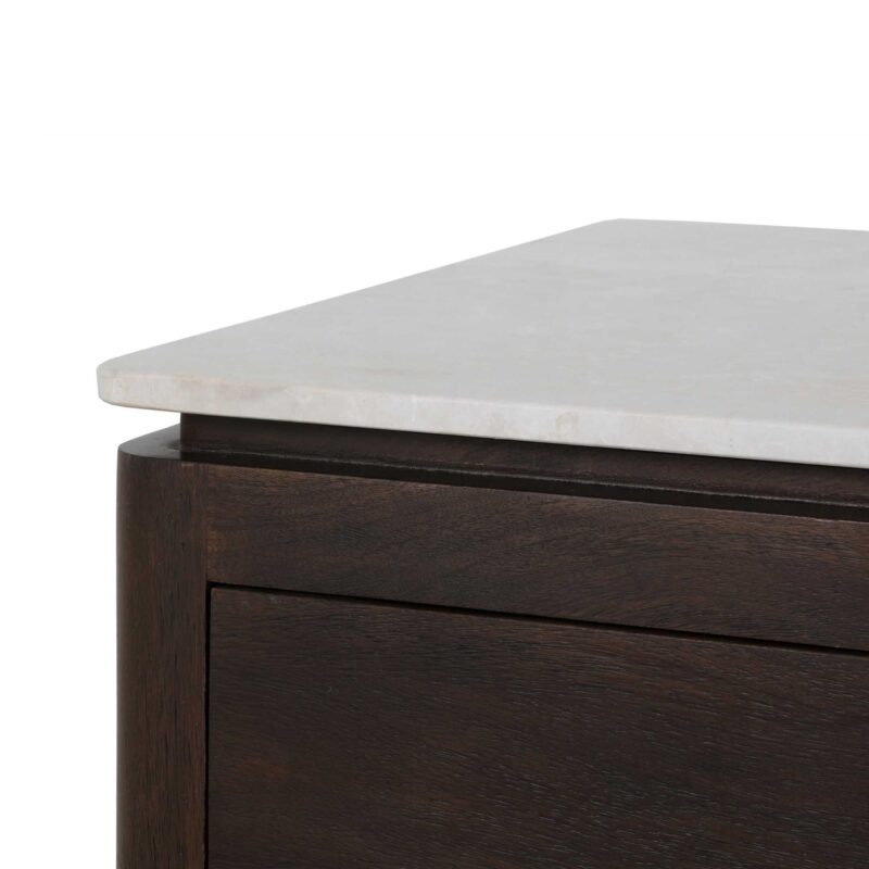 Vierkante Salontafel Dallas Bruin Mangohout 80 cm