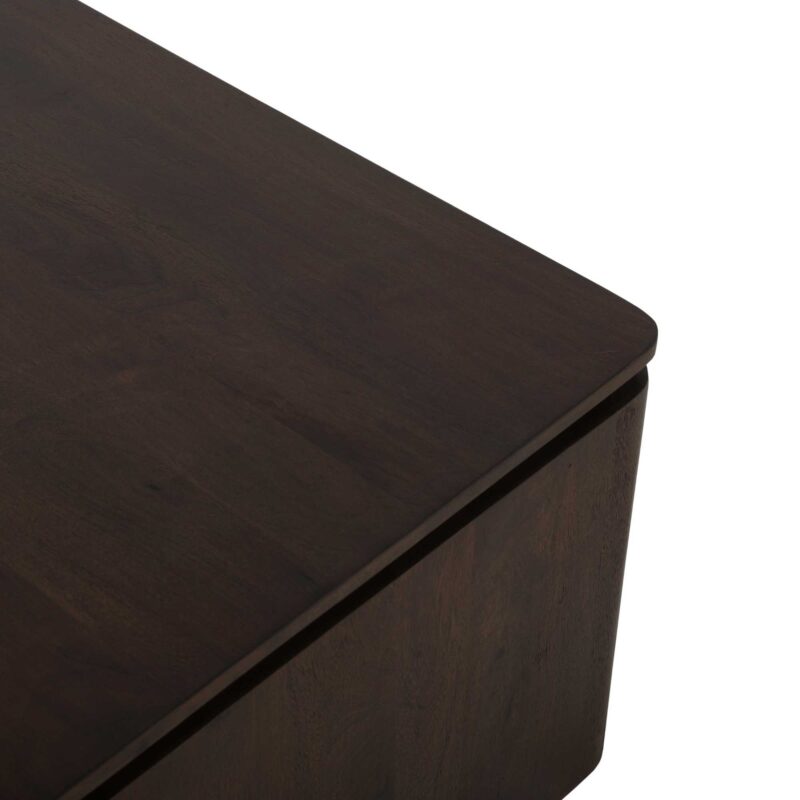 Vierkante Salontafel Dallas Bruin Mangohout 80 cm