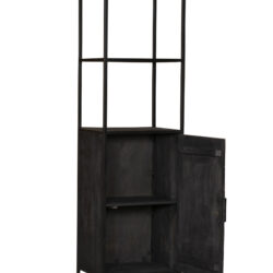 Boekenkast New York Zwart Mangohout 55 cm