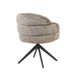 Ontdek de draaibare eetkamerstoel Bella Clay Poot Zwart, perfect voor een moderne eetkamer. Comfortabel, stijlvol en multifunctioneel, ideaal voor elke interieurstijl.