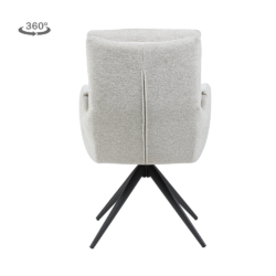 Varzo Armstoel - Toro 25 cream (draaibaar)