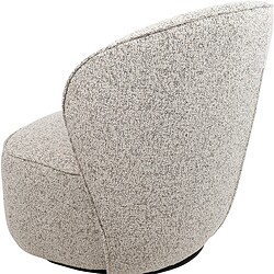 Fauteuil met zachte, textuurrijke bekleding en ergonomisch ontwerp, perfect voor comfortabel zitten in elke woonkamer.