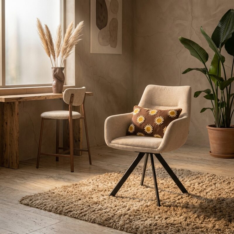 Bliss with armrest - beige