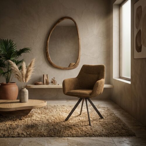 Bliss with armrest - mustard