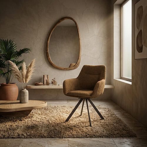 Bliss with armrest - mustard