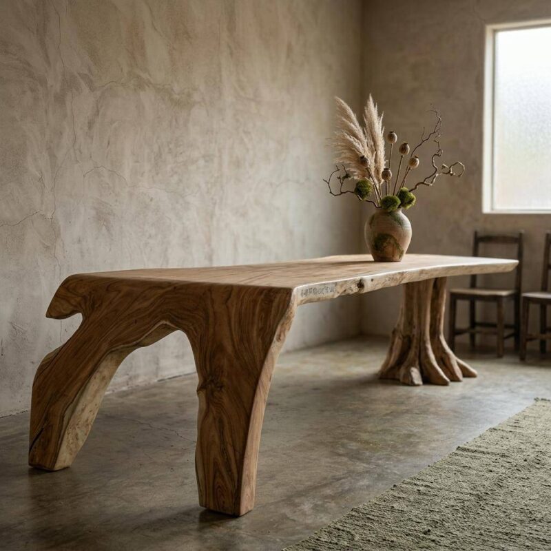 Boomstamtafel Waterval Suarhout 340cm | Uniek