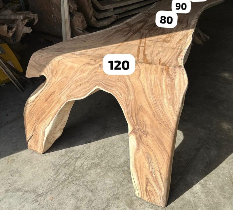 Boomstamtafel Waterval Suarhout 340cm | Uniek