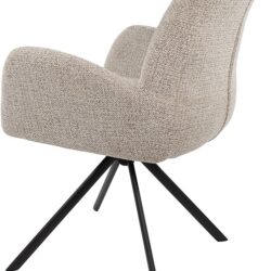 Textuur van Charles armstoel draaipoot 360 in Milan-stijl