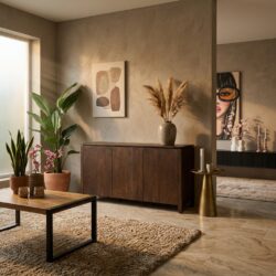 Dressoir Dallas Bruin Mangohout 165 cm