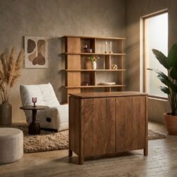 Dressoir Dallas Naturel Mangohout 100 cm