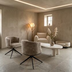 Eetkamerstoel Cheyenne trendy nature swivel in bruin