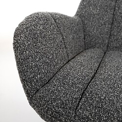 Comfortabele moderne grijze stoffen fauteuil met zachte bekleding en ergonomisch ontwerp, perfect voor een stijlvolle en gezellige zithoek.