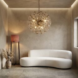 Hanglamp Cyntha bronze, luxe en elegante verlichting voor elk interieur