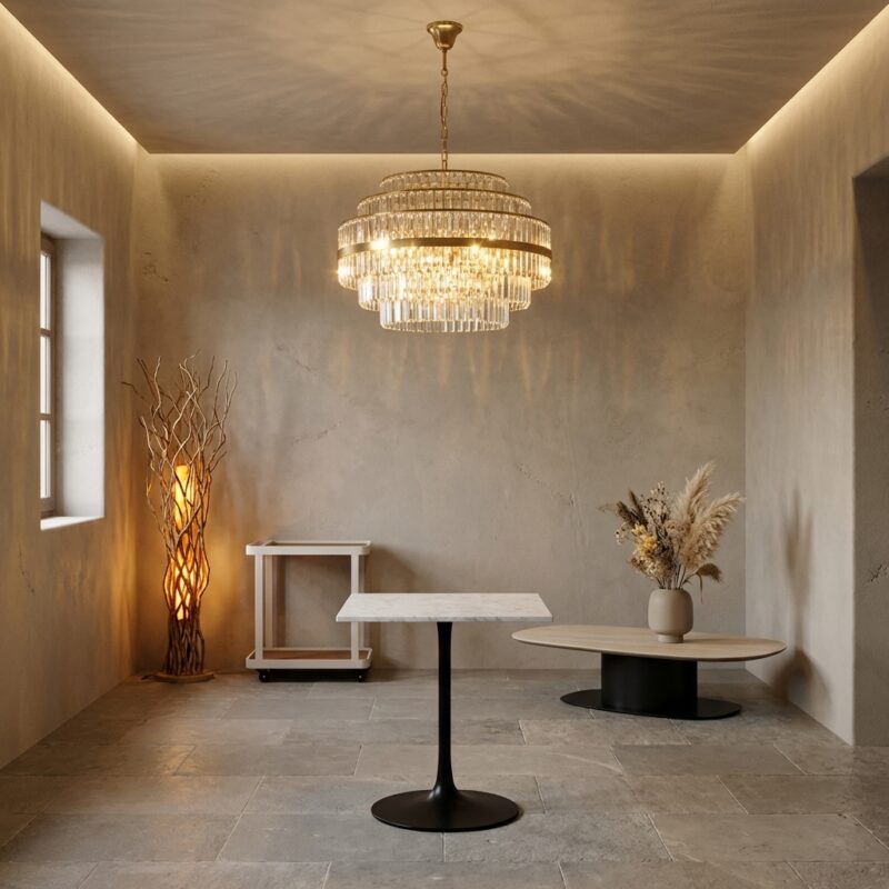 Hanglamp Desire goud met klassieke ontwerp en handgemaakt