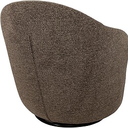 Comfortabele Mokana fauteuil met ronde vorm en zachte bekleding, perfect voor moderne woonruimtes.